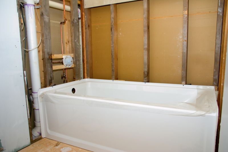 Bathtub Installation in Progress